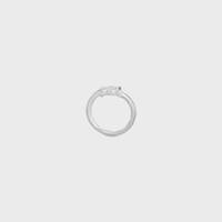 トリオンフ アシンメトリック リング / ロジウムフィニッシュ ブラス - シルバー -  - 1 | CELINE
