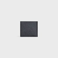 Bi-fold Wallet IN grained calfskin - Black - SMALL GIFTS - 2 | CELINE
