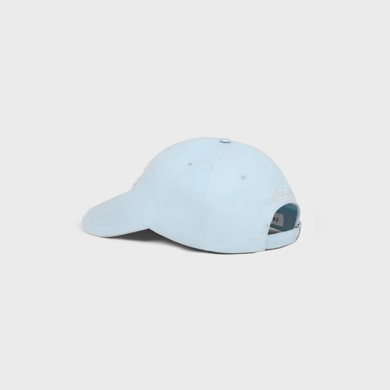vivienne cap IN LIGHT COTTON GABARDINE - FADED BLUE -  - 1 | CELINE