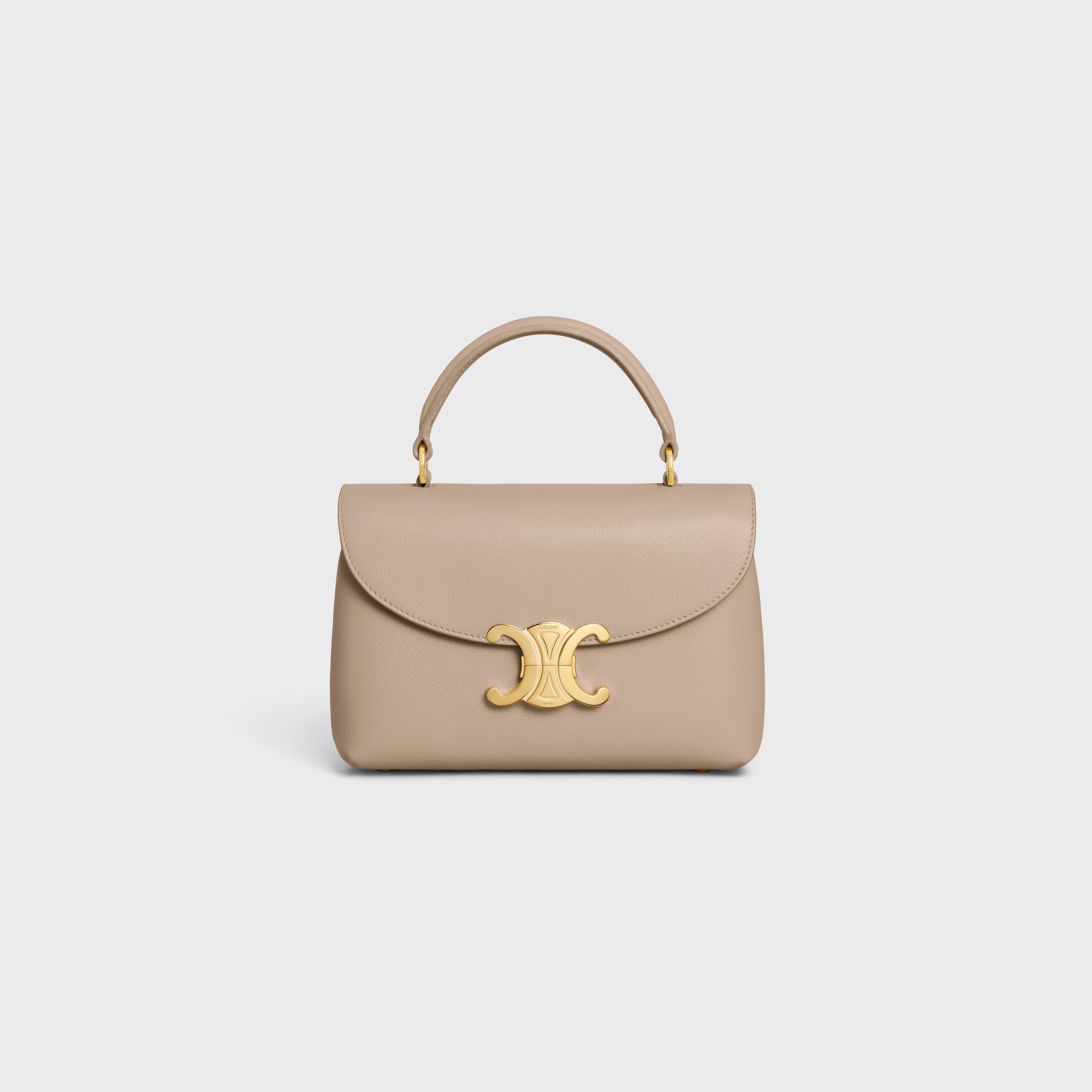 TEEN NINO BAG IN SUPPLE GRAINED CALFSKIN - SAFARI | CELINE