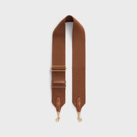 สายผ้าวูลแบบปรับได้ - สีแทน - ชาร์มและแอคเซสเซอรี่ - 1 | CELINE
