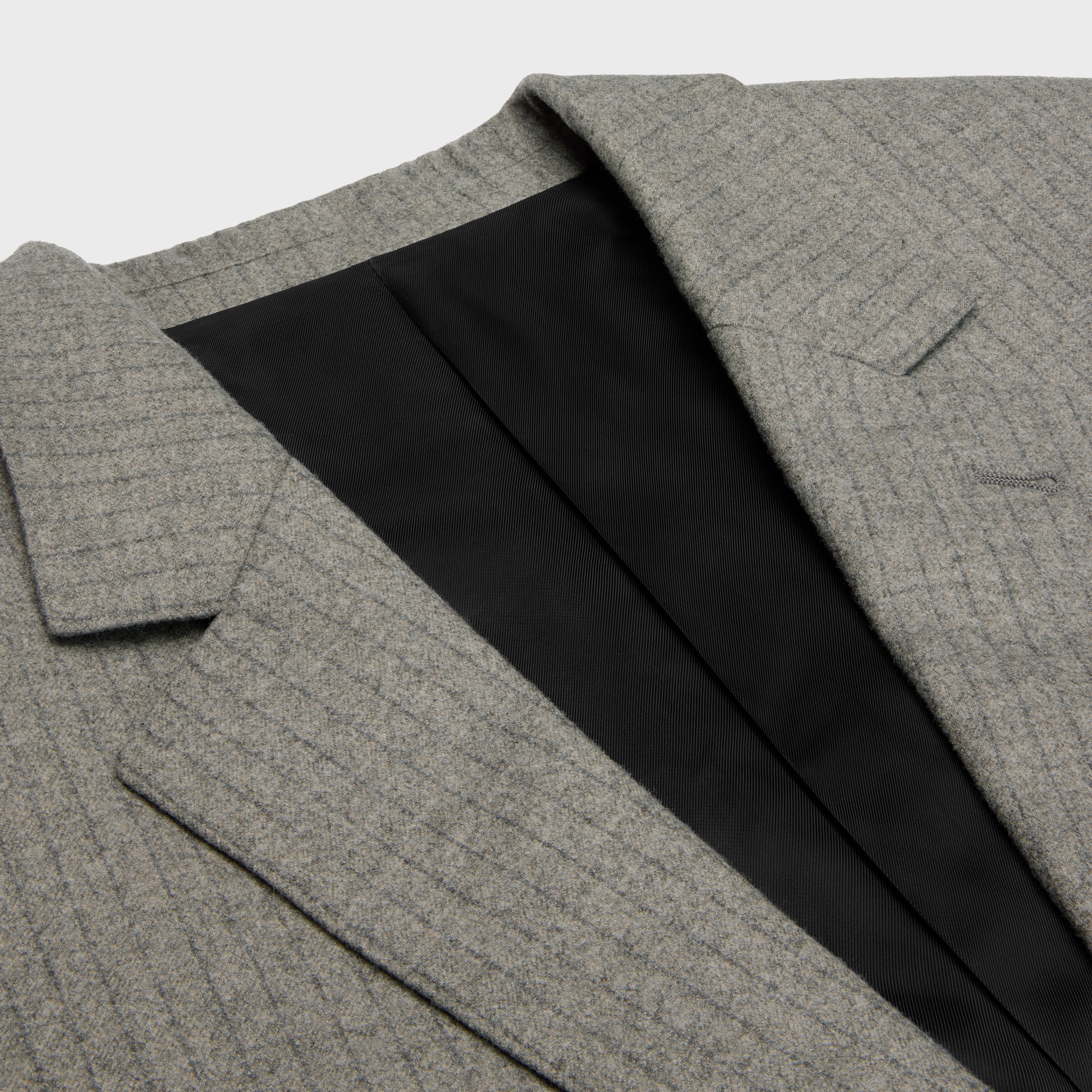 ジャケット CELINE |  JACKET IN STRIPED FLANNEL 2V18T438V.09BT 2V18T438V-09BT_1_SS24_P1_W.jpg