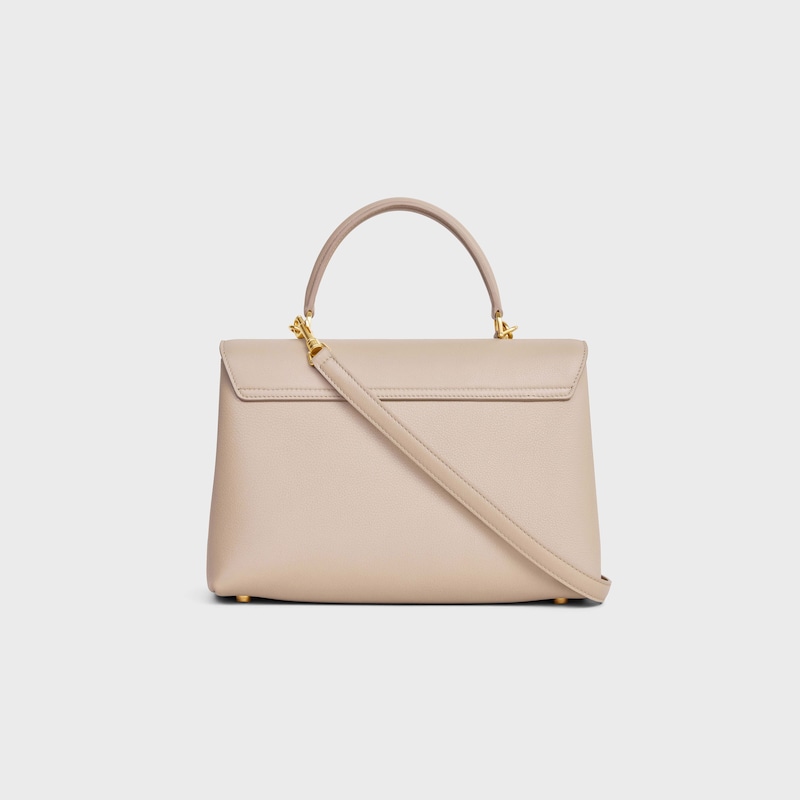 MEDIUM NINO BAG IN SUPPLE GRAINED CALFSKIN - CAPPUCCINO - NINO - 1 | CELINE
