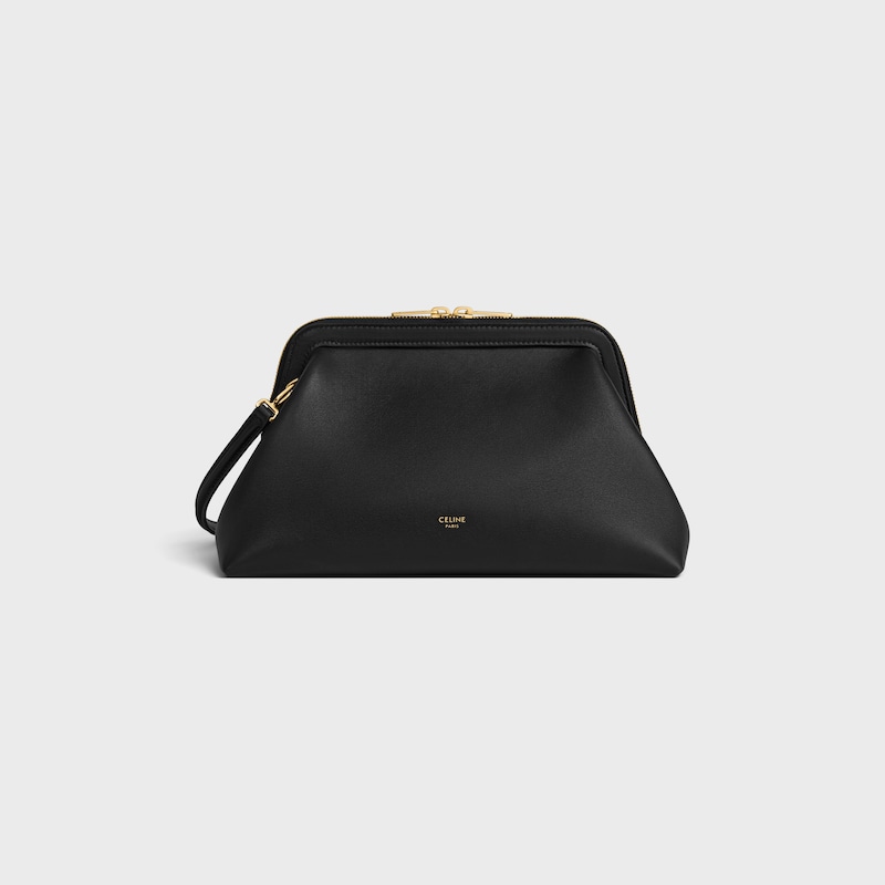 SMALL DOCTOR POUCH IN SUPPLE NATURAL CALFSKIN - BLACK - CROSS-BODY BAGS - 1 | CELINE