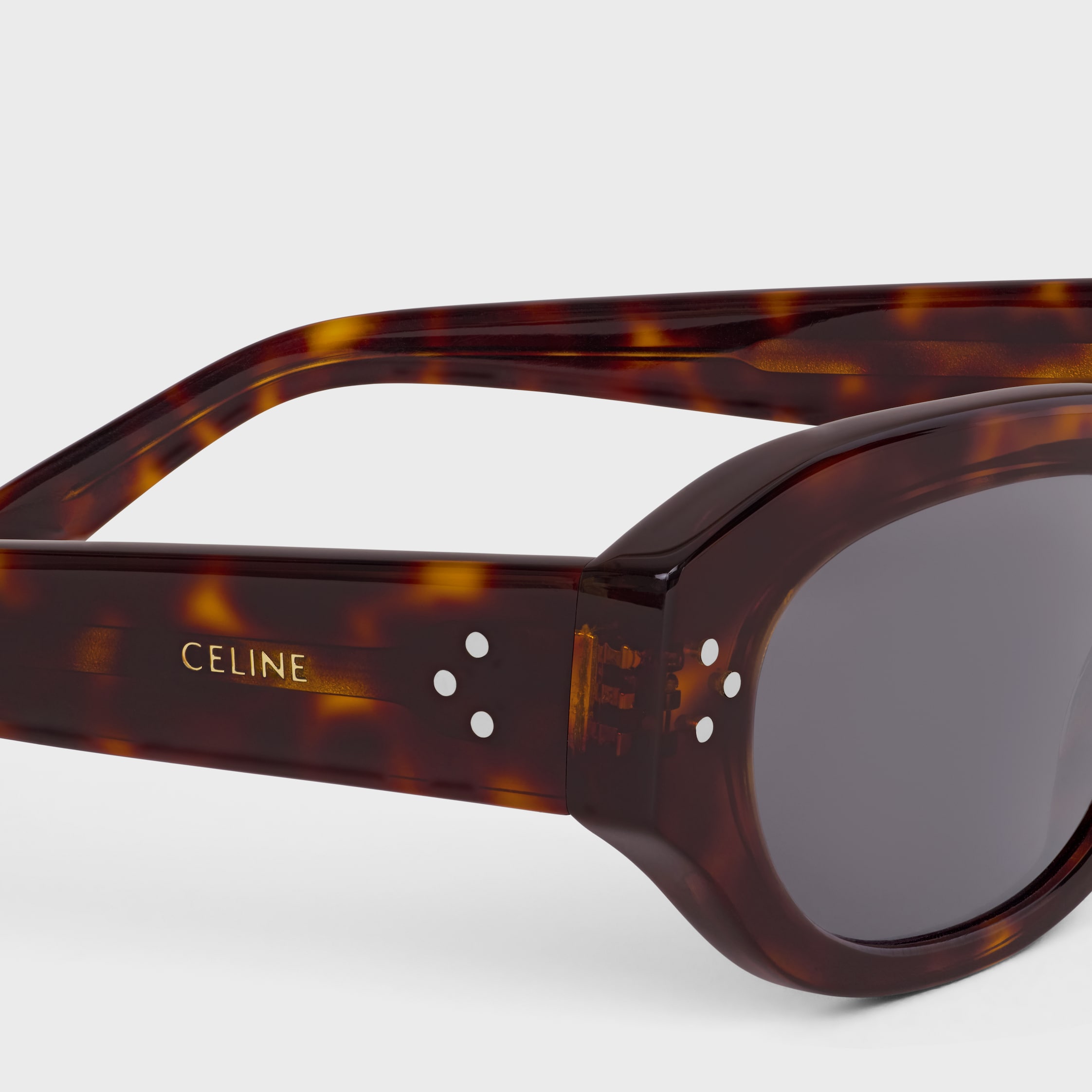 送料関税込◆CELINE 3 Dots ハバナフレーム 58 サングラス セリーヌ CELINE サングラス レディース メンズ （ハバナ