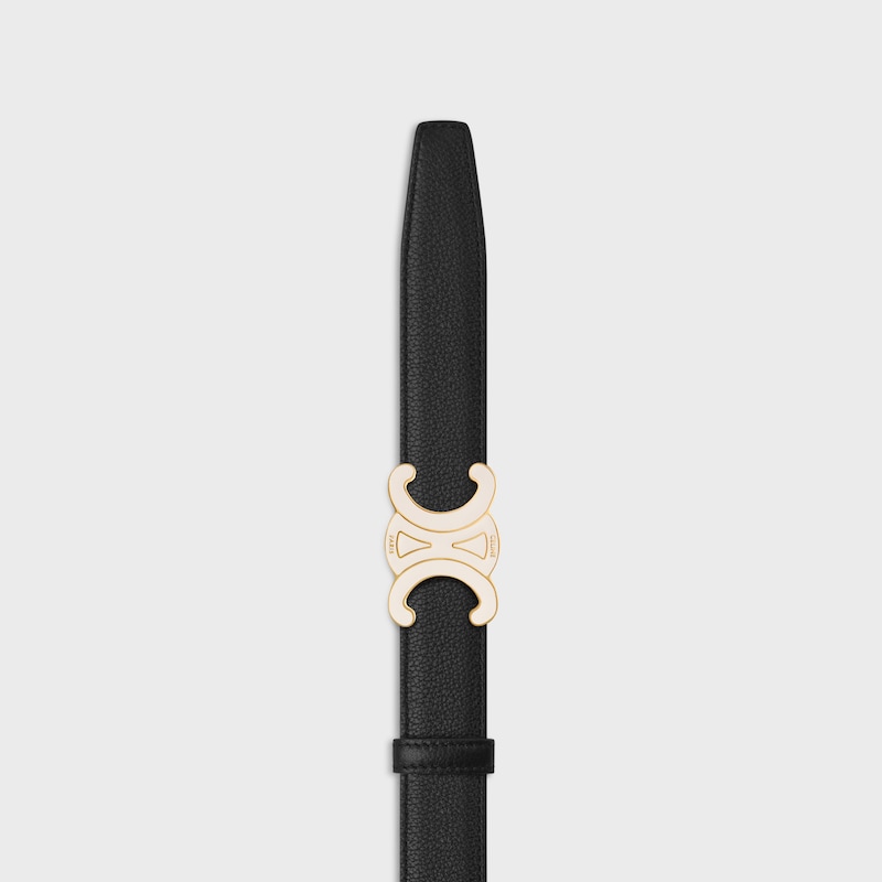 lani&egrave;re de ceinture r&eacute;versible 25MM Veau lisse et veau grain&eacute; -  -  - 1 | CELINE