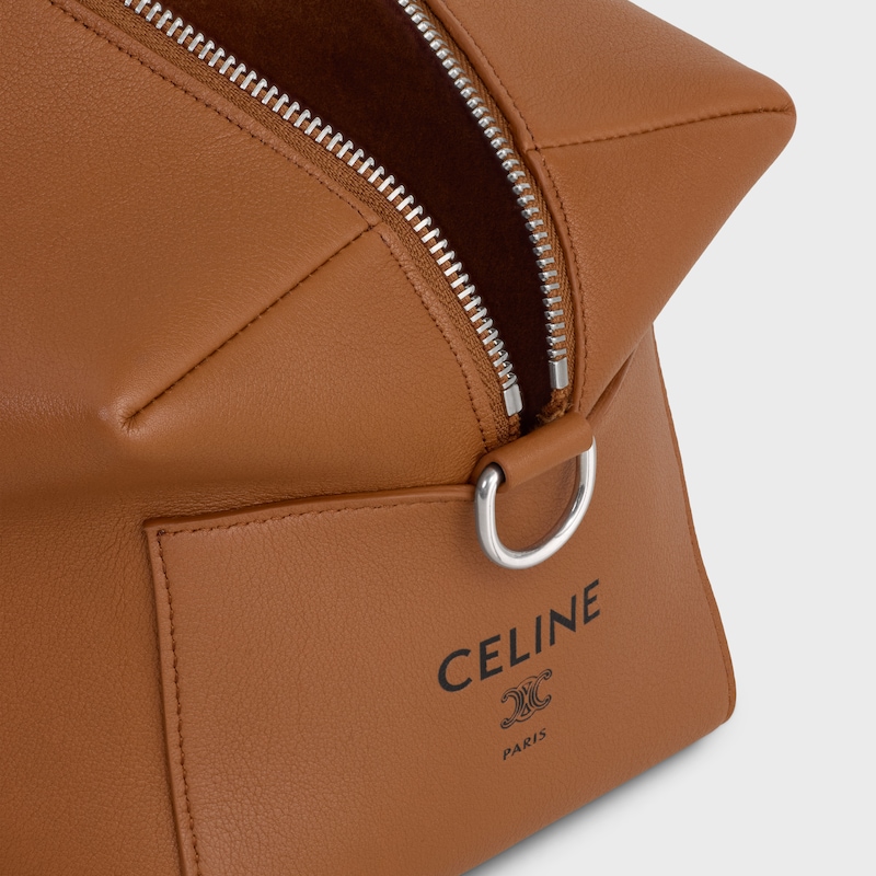 CROSSBODY BAG TAKE AWAY IN SMOOTH CALFSKIN - SOFT TAN / BLACK - NEW - 1 | CELINE