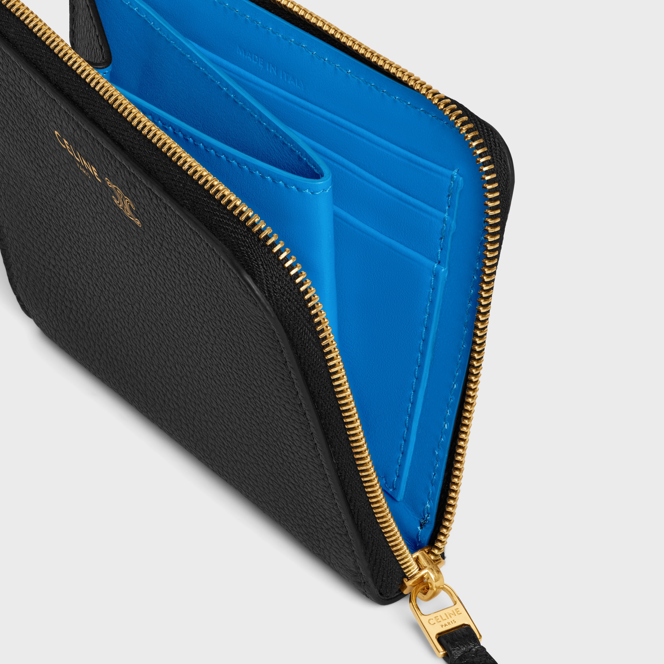 財布 CELINE ZIPPED WALLET CELINE Zipped Wallet Cuir Triomphe Smooth Calfskin(Large/2 Colors