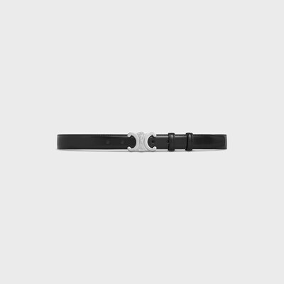 Medium 25MM Triomphe Belt in Taurillon Leather - BLACK -  - tileIndex | CELINE