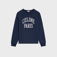 长袖T恤 - 海军蓝/米白色 -  - 1 | CELINE