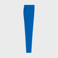 slim trousers IN stretch wool gabardine - COBALT -  - 2 | CELINE