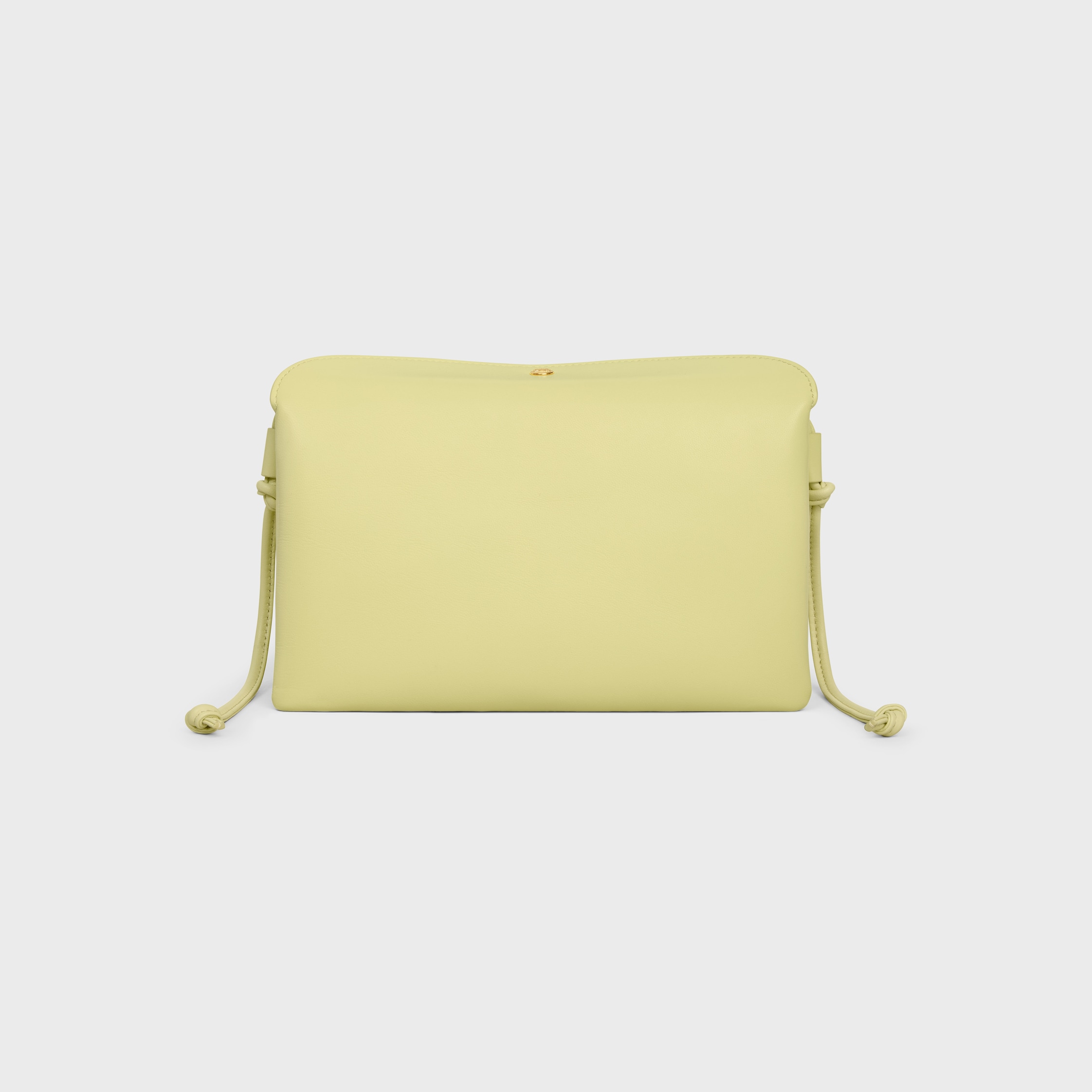 TRIO FLAP IN SMOOTH LAMBSKIN - CITRUS | CELINE