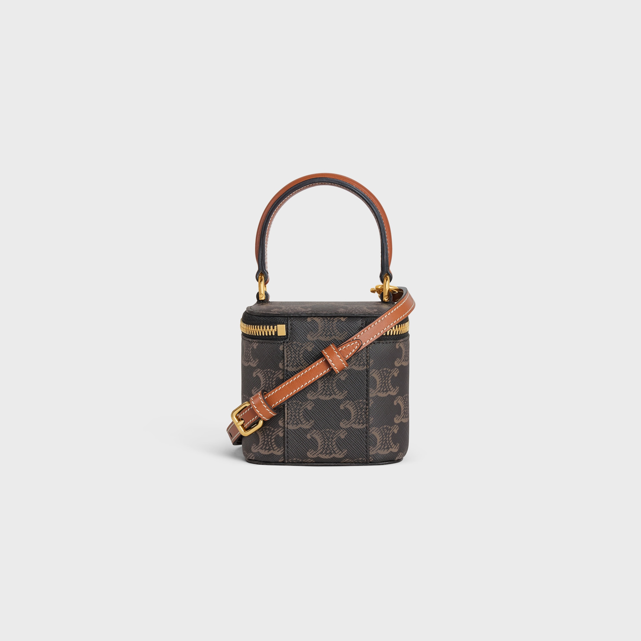 中古・古着通販】CELINE (セリーヌ) バニティバッグ ブラウン
