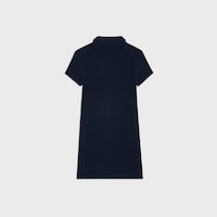 mini polo dress IN terry cotton - NAVY / CREAM -  - 2 | CELINE