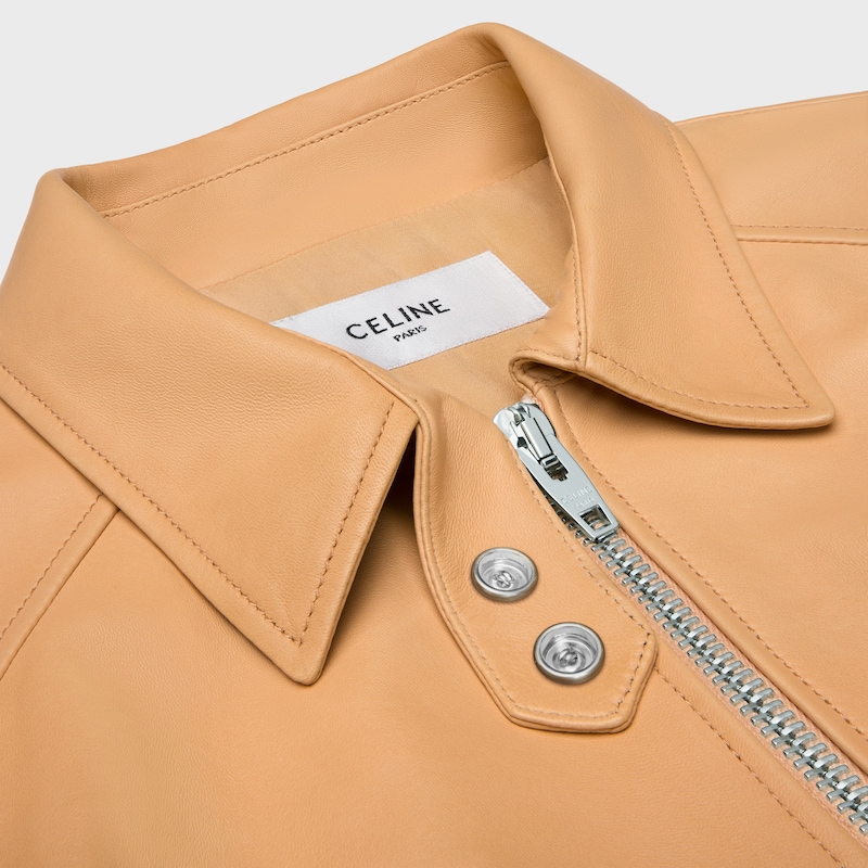 jacket IN plong&eacute; lambskin - EGGSHELL -  - 1 | CELINE