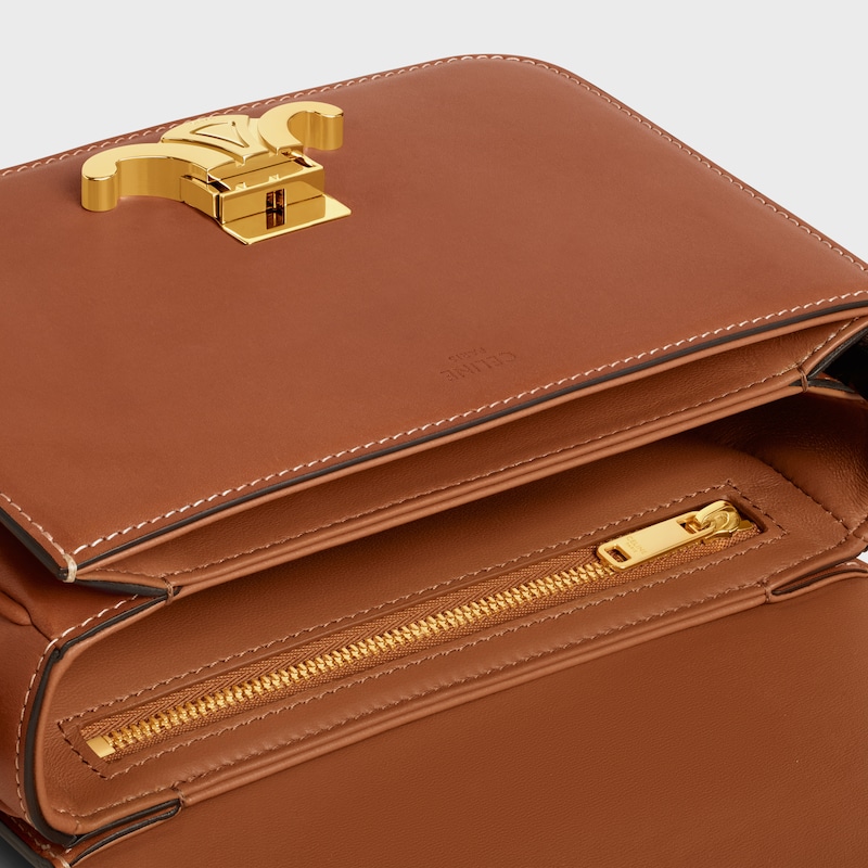 TEEN TRIOMPHE BAG IN Natural Calfskin - TAN - HAND-PICKED GIFTS - 1 | CELINE