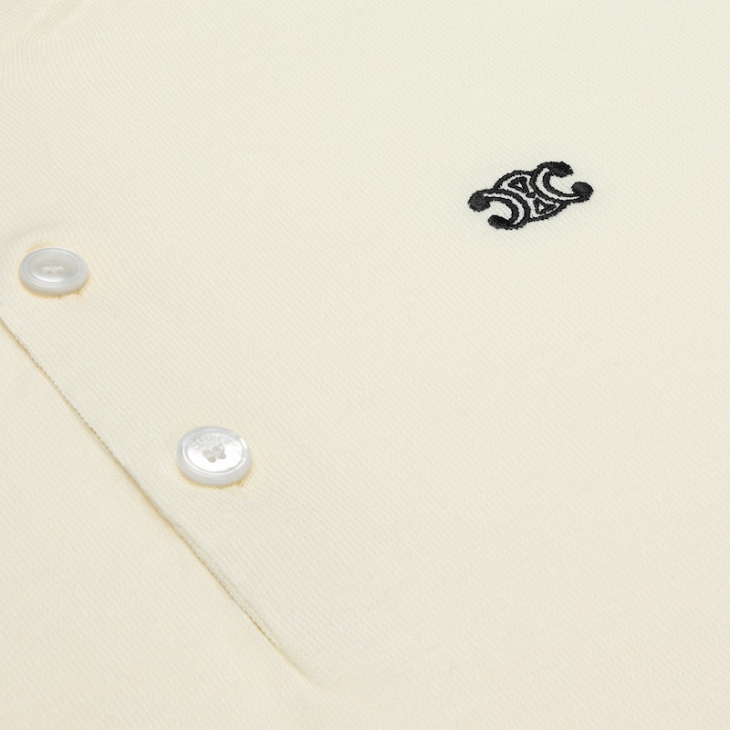 TRIOMPHE精梳棉POLO衫 - 淡褐色/黑色 -  - 1 | CELINE