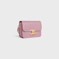 Teen Triomphe Bag in shiny calfskin - PETAL - TRIOMPHE - 2 | CELINE