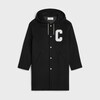college long parka in double-face wool - BLACK -  - 1 | CELINE