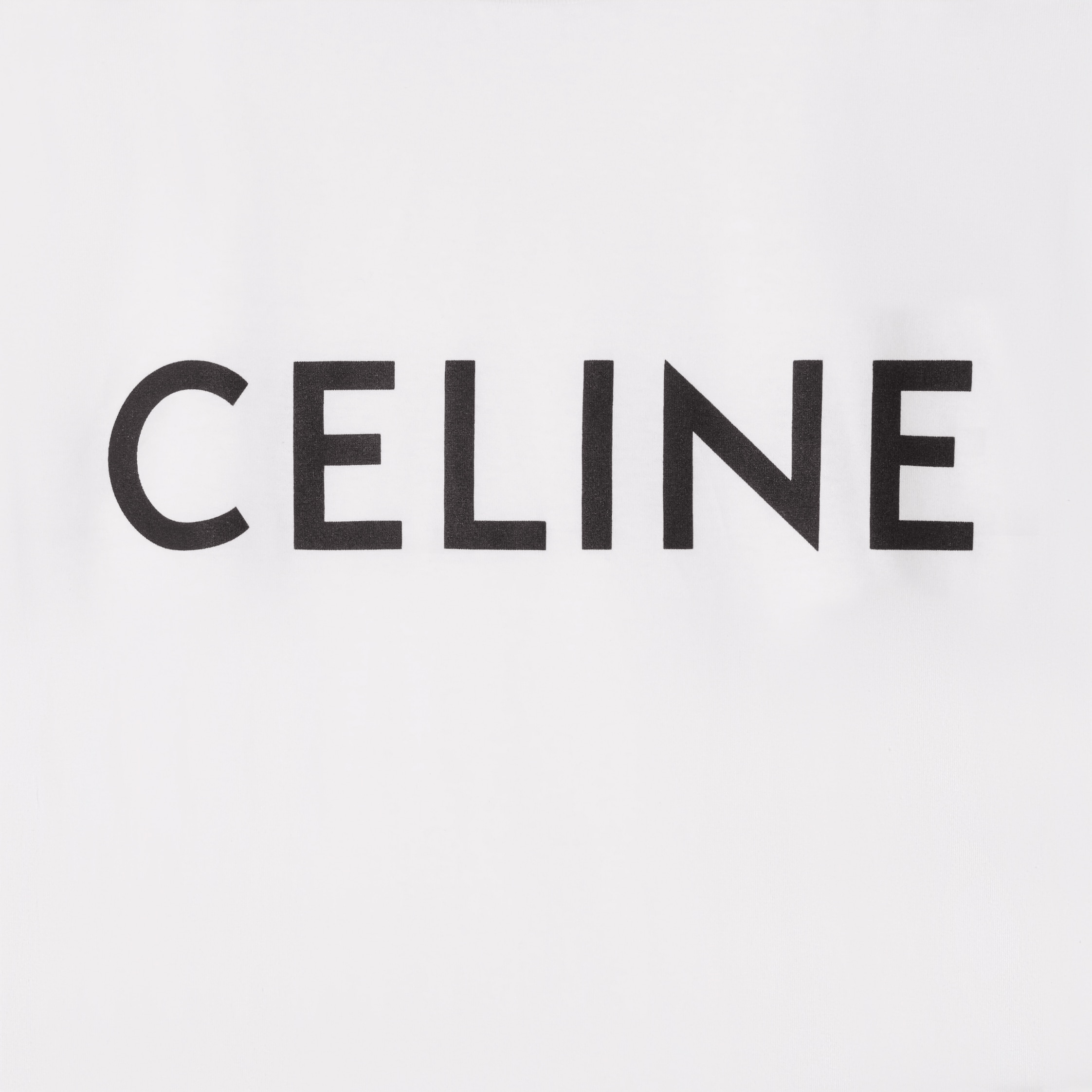 CELINE ルーズTシャツ / コットンジャージー - エクリュ
