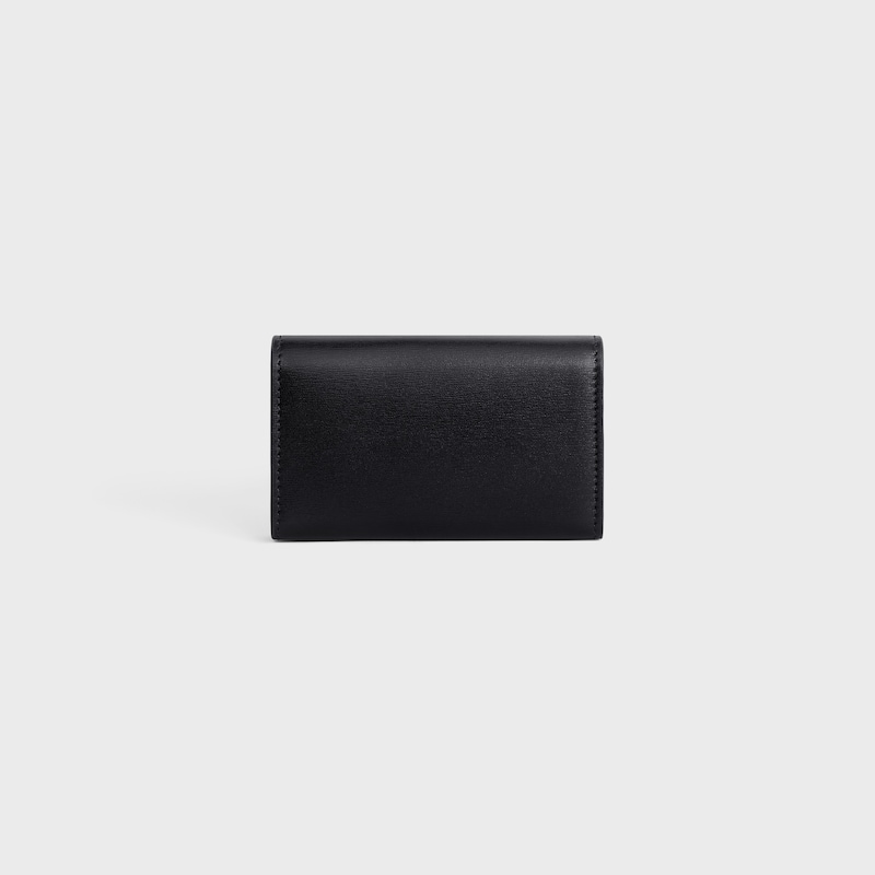 KEY CASE TRIOMPHE IN Shiny calfskin - BLACK - GIFT FINDER - 1 | CELINE