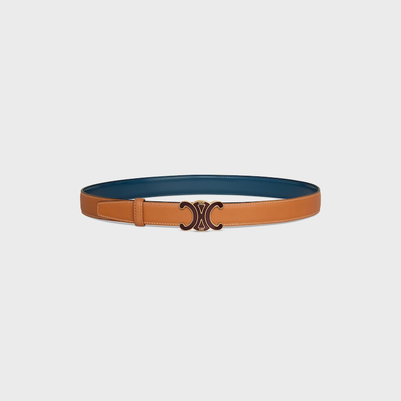 lani&egrave;re de ceinture r&eacute;versible 25MM TAURILLON ET VEAU NATUREL -  -  - 1 | CELINE