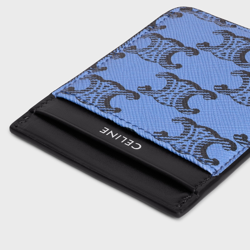 標誌印花磁吸卡包 - 超藍色 - 新品 - 1 | CELINE