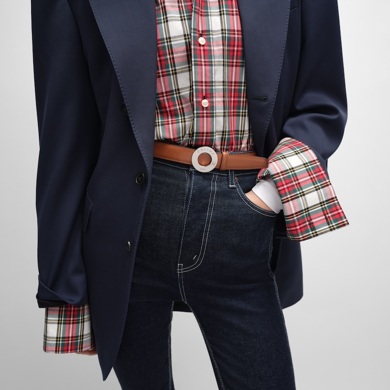 lanière de ceinture réversible 25MM TAURILLON -  -  - 1 | CELINE