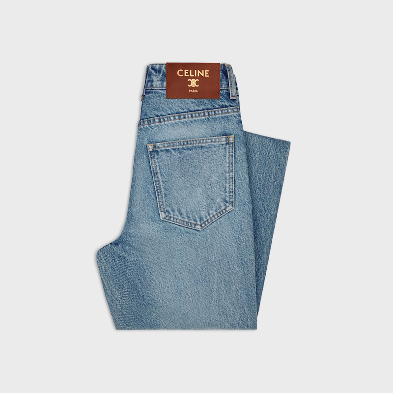 flare jeans 001 in denim - VIVIENNE GLASS -  - 1 | CELINE