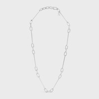 Celine Charms銠銀色飾面黃銅項鍊 - 銀色 - 為她甄選 - 1 | CELINE