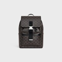 BACKPACK IN TRIOMPHE CANVAS AND CALFSKIN - BLACK - GIFTS FOR HIM - 1 | CELINE