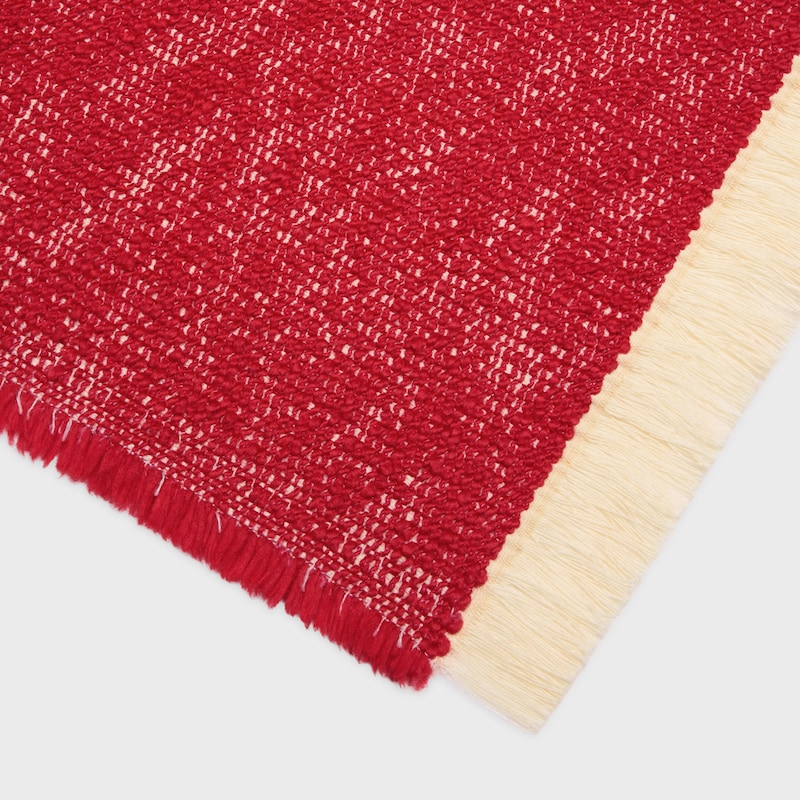 fouta in cotone con ricamo - &Eacute;CRU / ROSSO / BLU -  - 1 | CELINE