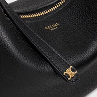 Sac Celine Lulu Teen veau grainé - Noir - SACS À L'ÉPAULE - 1 | CELINE