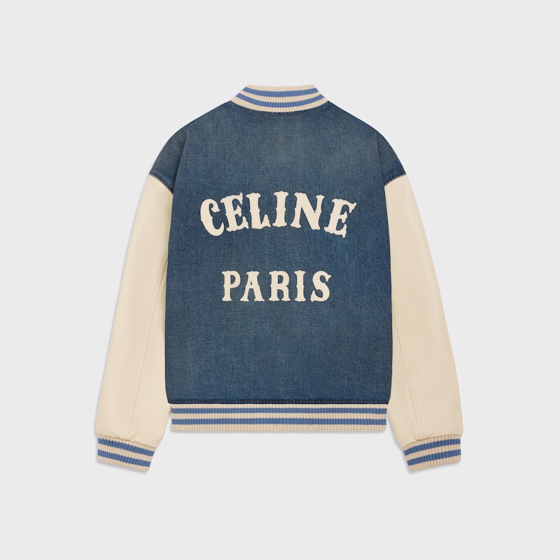 Triomphe Teddy Trail水洗牛仔布寬鬆上衣 - TRAIL WASH洗水 -  - 1 | CELINE