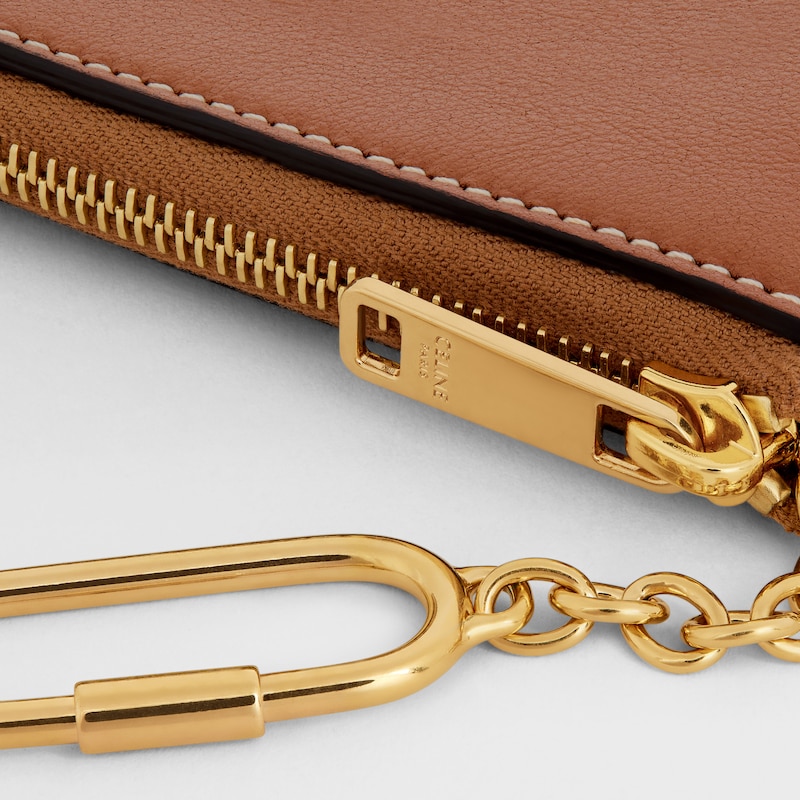 Coin Purse  IN smooth calfskin - TAN - SMALL GIFTS - 1 | CELINE