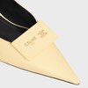 SIGNATURE - SLINGBACK MIT EITKETT AUS LAMMLEDER - VINTAGE-GELB -  - 4 | CELINE