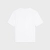 t-shirt morbida in jersey di cotone - OFF-WHITE / NERO -  - 1 | CELINE