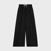 pantaloni jogging in pile di cotone - NERO/BIANCO -  - 1 | CELINE