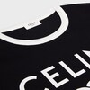 CELINE PARIS 티셔츠 - 코튼 저지 - 블랙/화이트 -  - 3 | CELINE