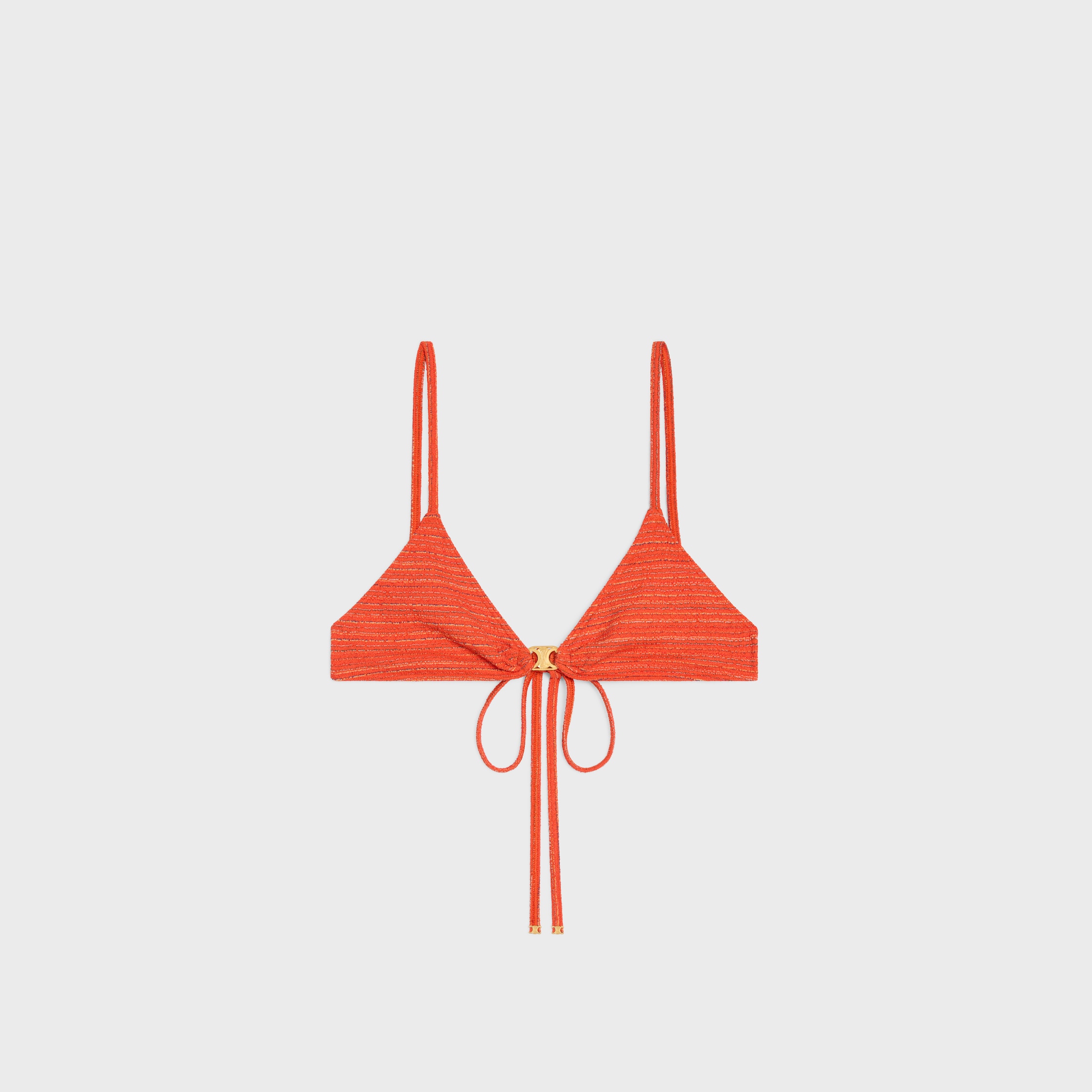 CELINE Bikini top with Triomphe print トリオンフ ビキニ Bikini top with Triomphe print – Choosh