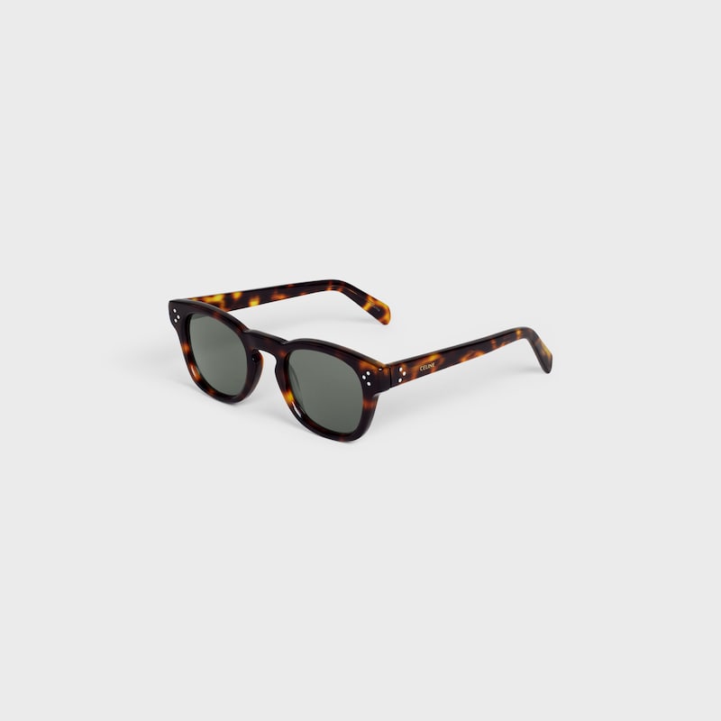 Black Frame 42 Sunglasses in Acetate - DARK HAVANA -  - 1 | CELINE