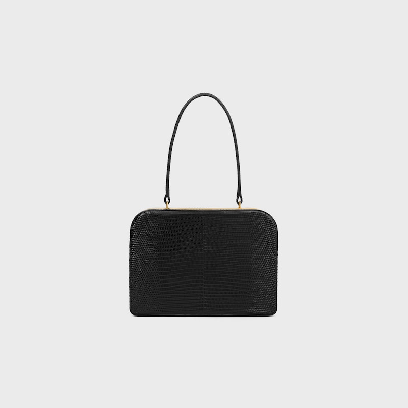 EVENING TRIOMPHE MINAUDIERE in Lizard - BLACK - MORE LINES - 1 | CELINE