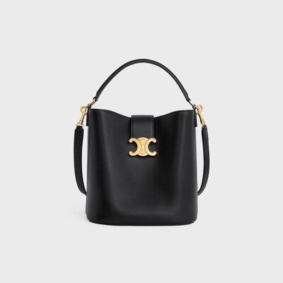 미디엄 루이즈 버킷 - 부드러운 카프스킨 - 블랙 - FALL 24 - 1 | CELINE