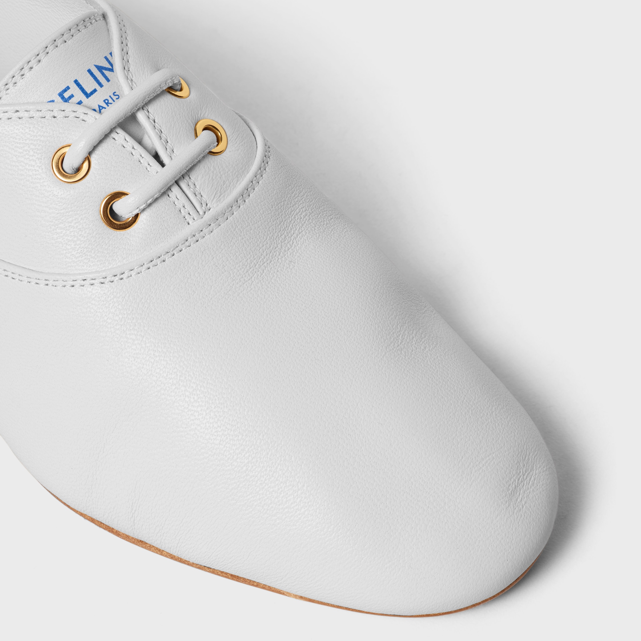 BALLET LACE-UP SHOE IN LAMBSKIN - Ultra White | CELINE