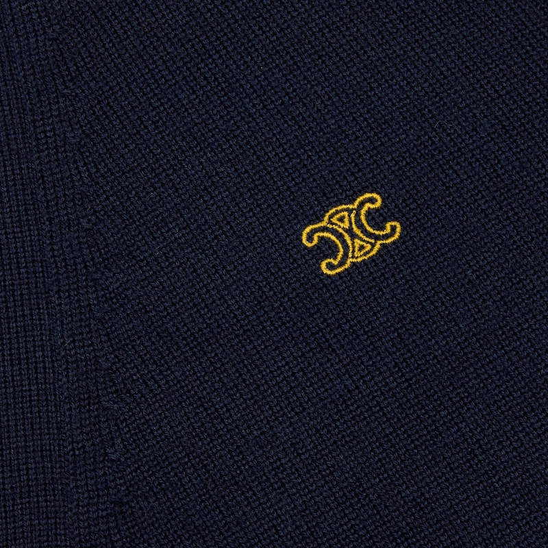 cardigan IN fine wool - NAVY -  - 1 | CELINE