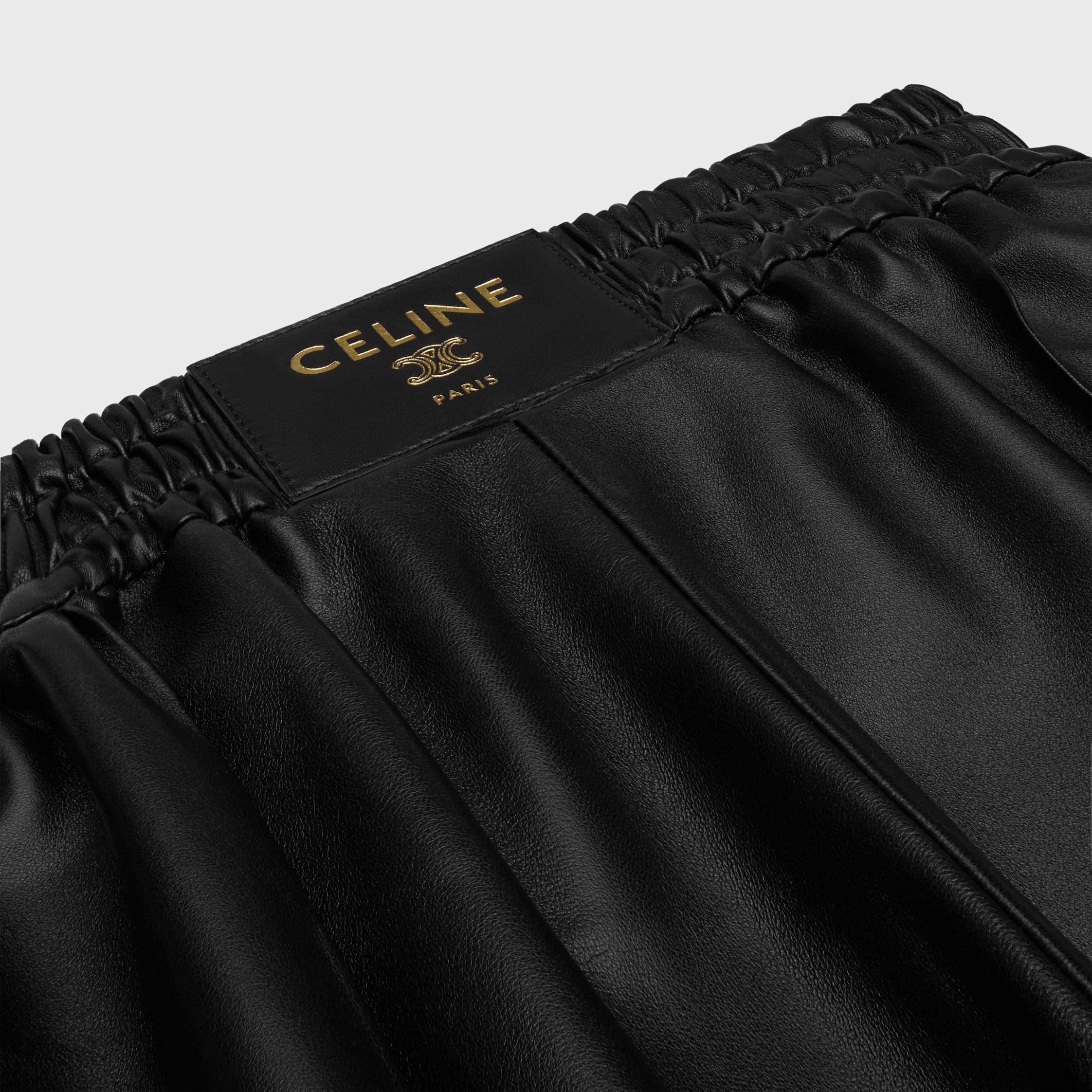 trousers IN lambskin - BLACK | CELINE trousers IN lambskin - BLACK | CELINE