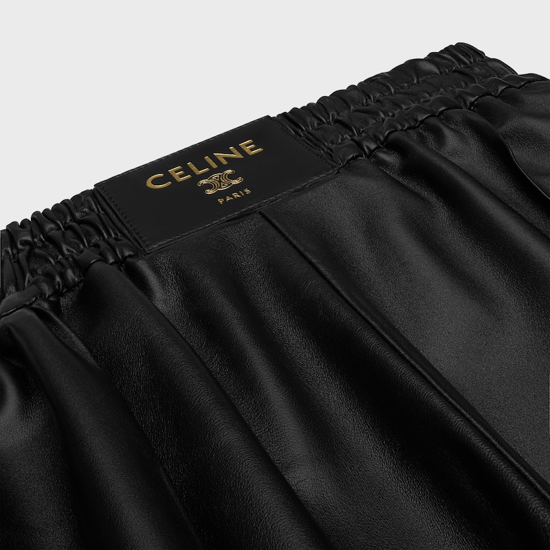 trousers IN lambskin - BLACK -  - 1 | CELINE