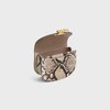MINI CHAIN BESACE CLEA in PYTHON - NATURAL - MORE LINES - 4 | CELINE