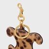 TRIOMPHE Schlüsselanhänger mit Bommel aus PONY MIT LEOPARDENPRINT UND KALBSLEDER - LEOPARD - ANHÄNGER UND ACCESSOIRES - 4 | CELINE