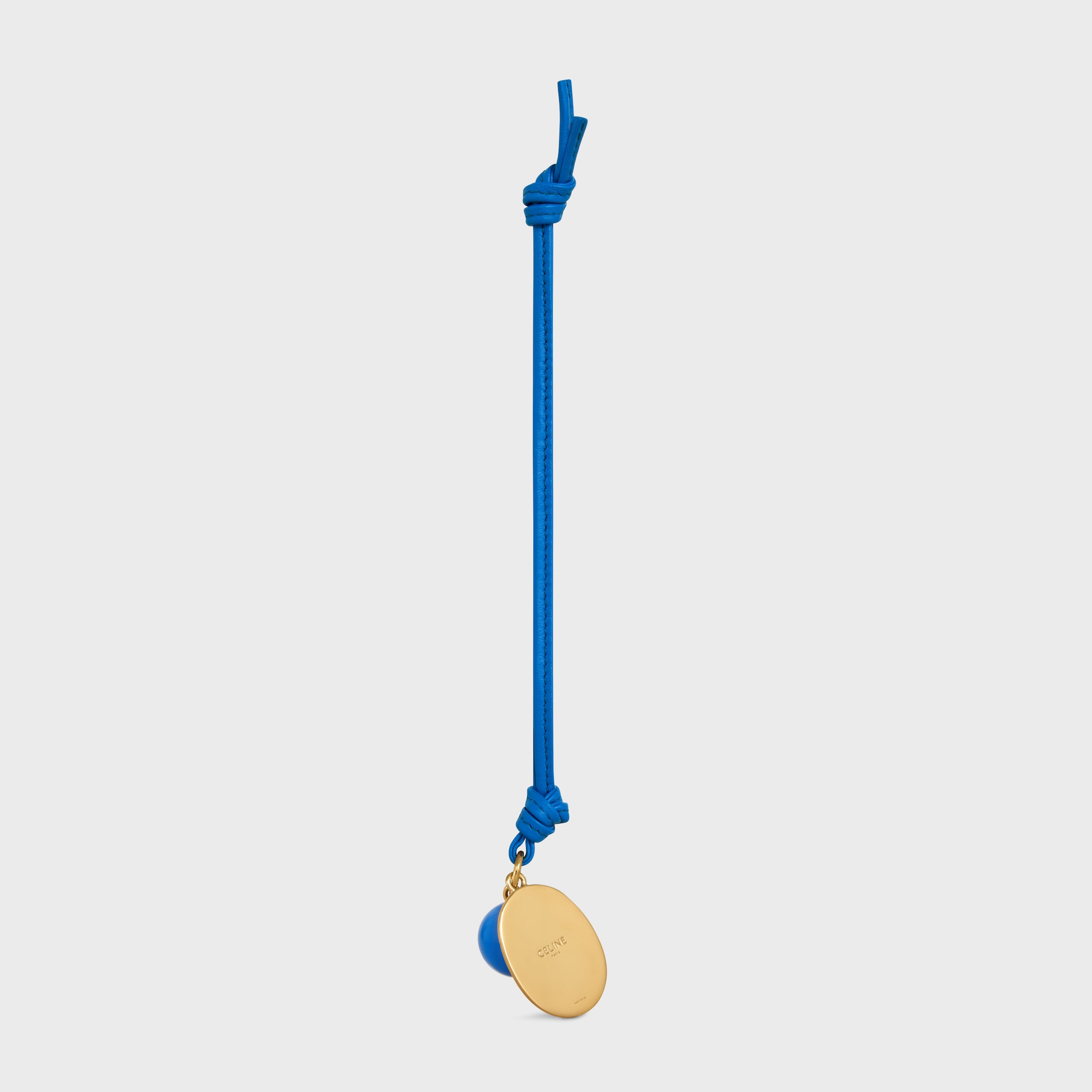MAISON CELINE MEDALLION CHARM IN SMOOTH LAMBSKIN AND METAL - ULTRA